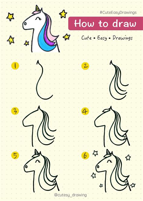 how to draw a unicorn step by step|unicorn drawing for kids.